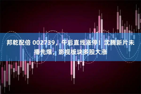邦乾配倍 002739，午后直线涨停！沈腾新片未播先爆，影视板块多股大涨